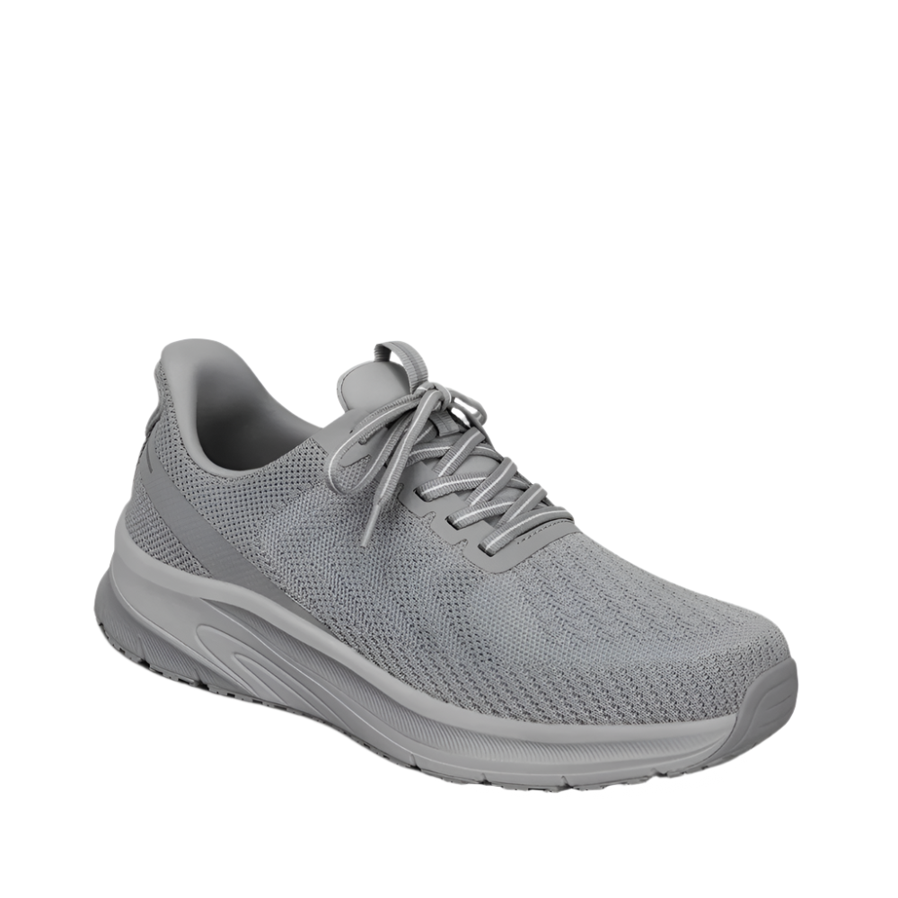 Orthofeet Men's Tilos Hands-Free Sneaker Grey / Grey
