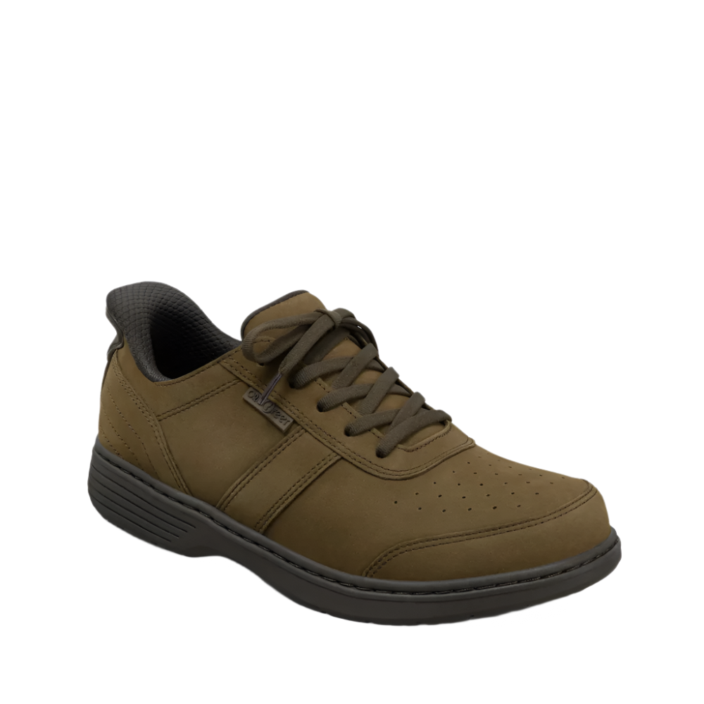 Orthofeet Men's Pierre Hands-Free Sneaker Chocolate