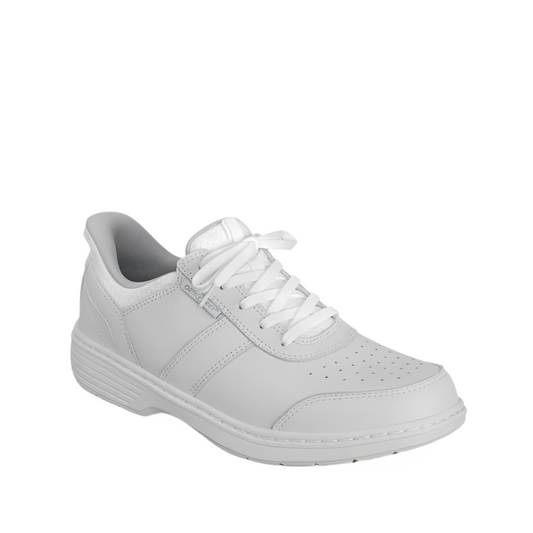 Orthofeet Men's Pierre Hands-Free Sneaker White