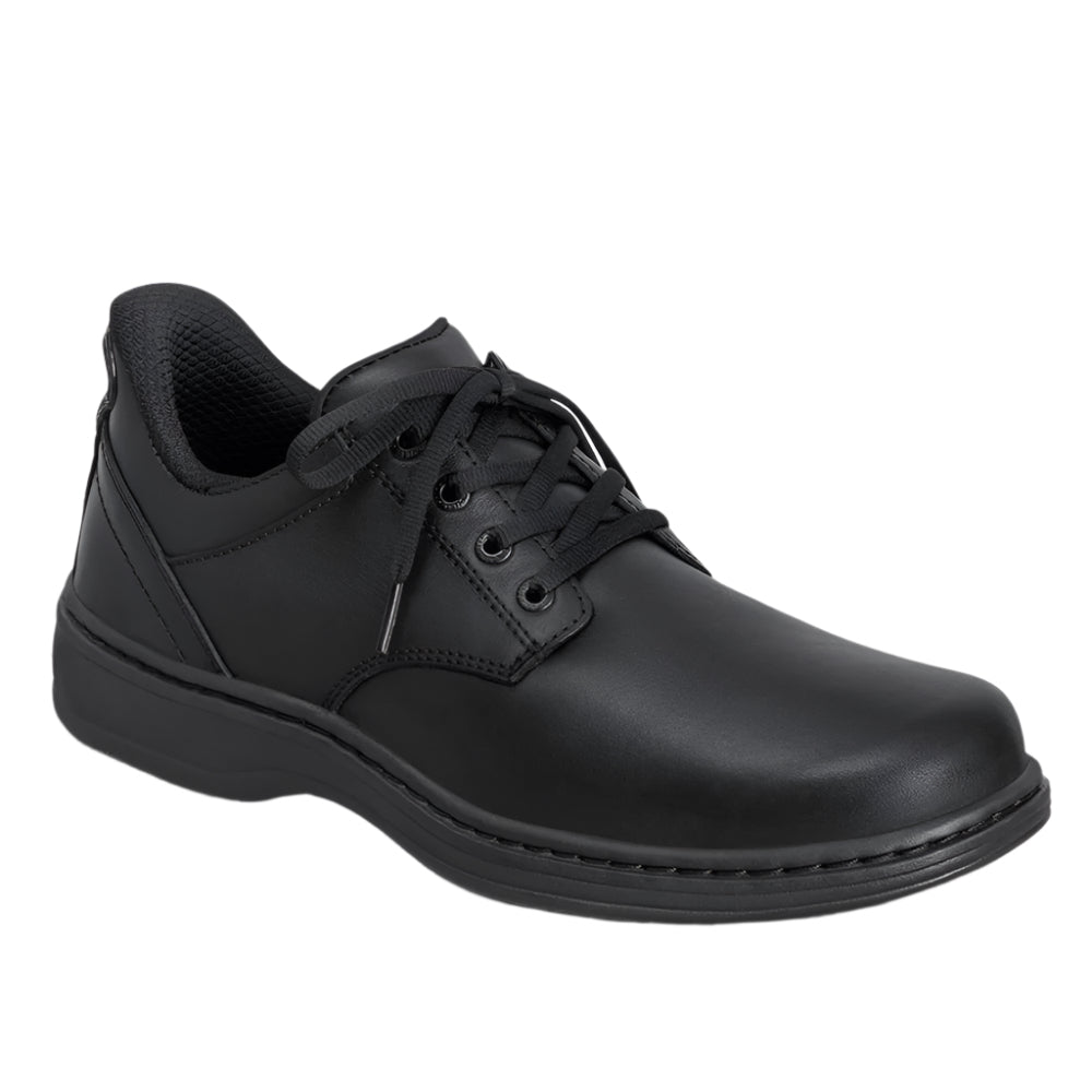 Orthofeet Men's Claude Charcoal Wide/Extra Wide