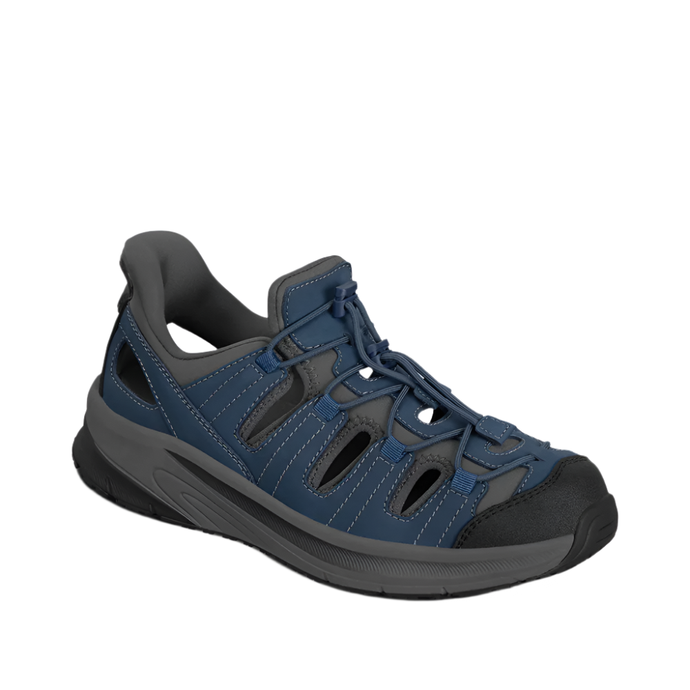 Orthofeet Men's Saturn Hands-Free Sandal Navy